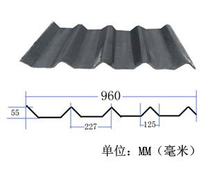 灰色彩釉瓦